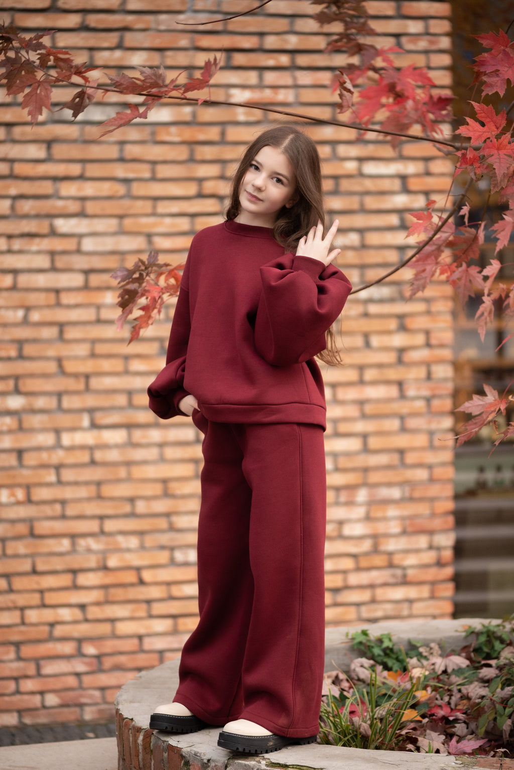 Костюм бордовий Каприз