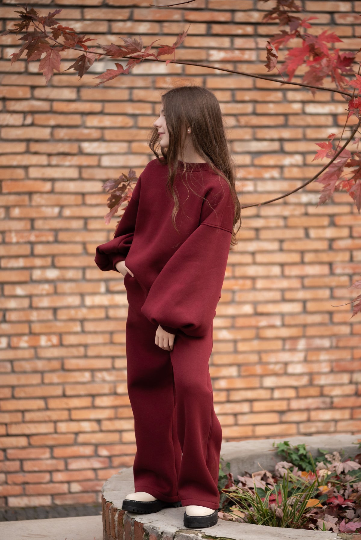 Костюм бордовий Каприз