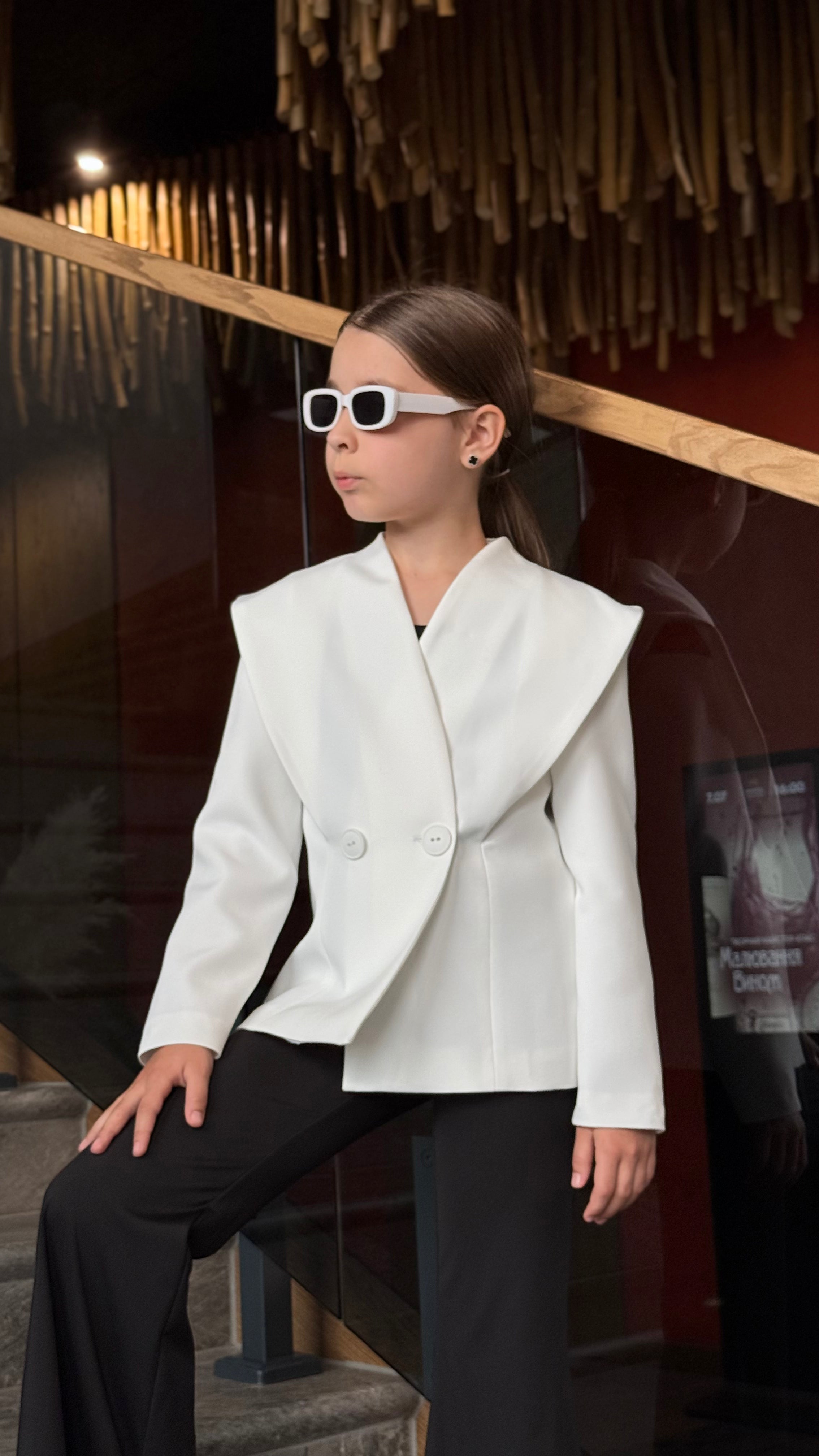 Піджак білий Акцент